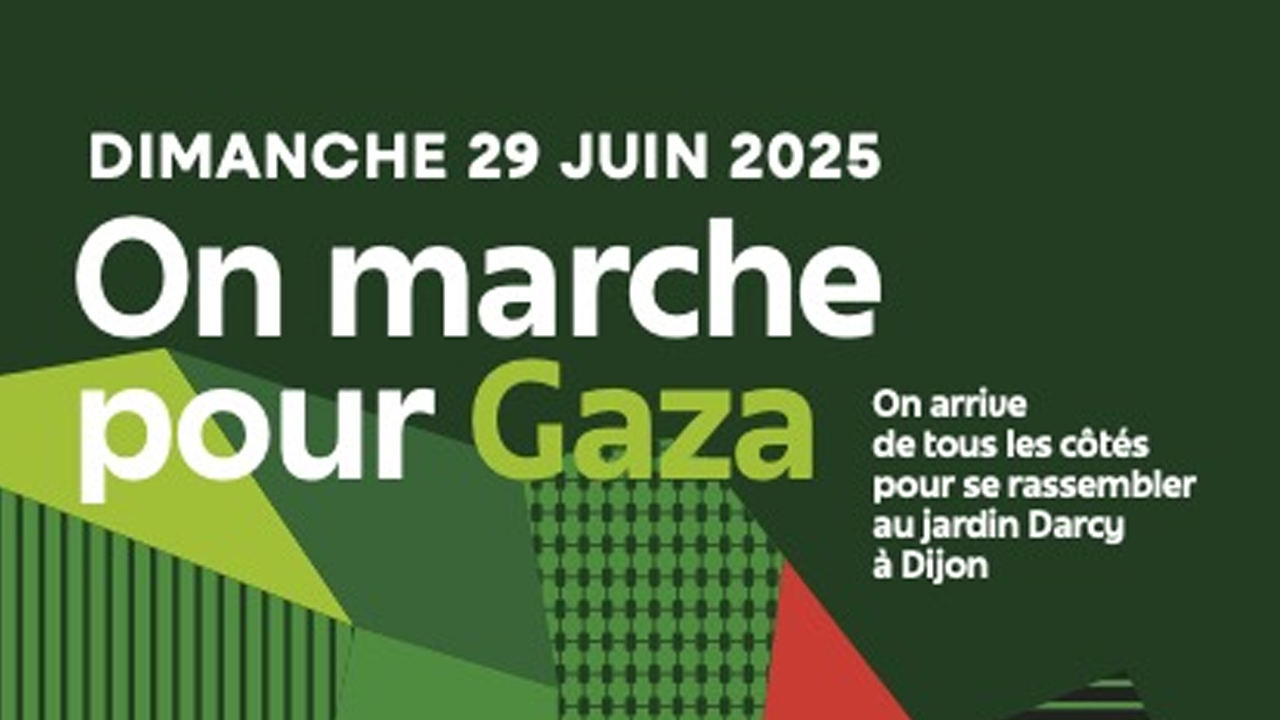Le 29 juin, on marche pour Gaza !